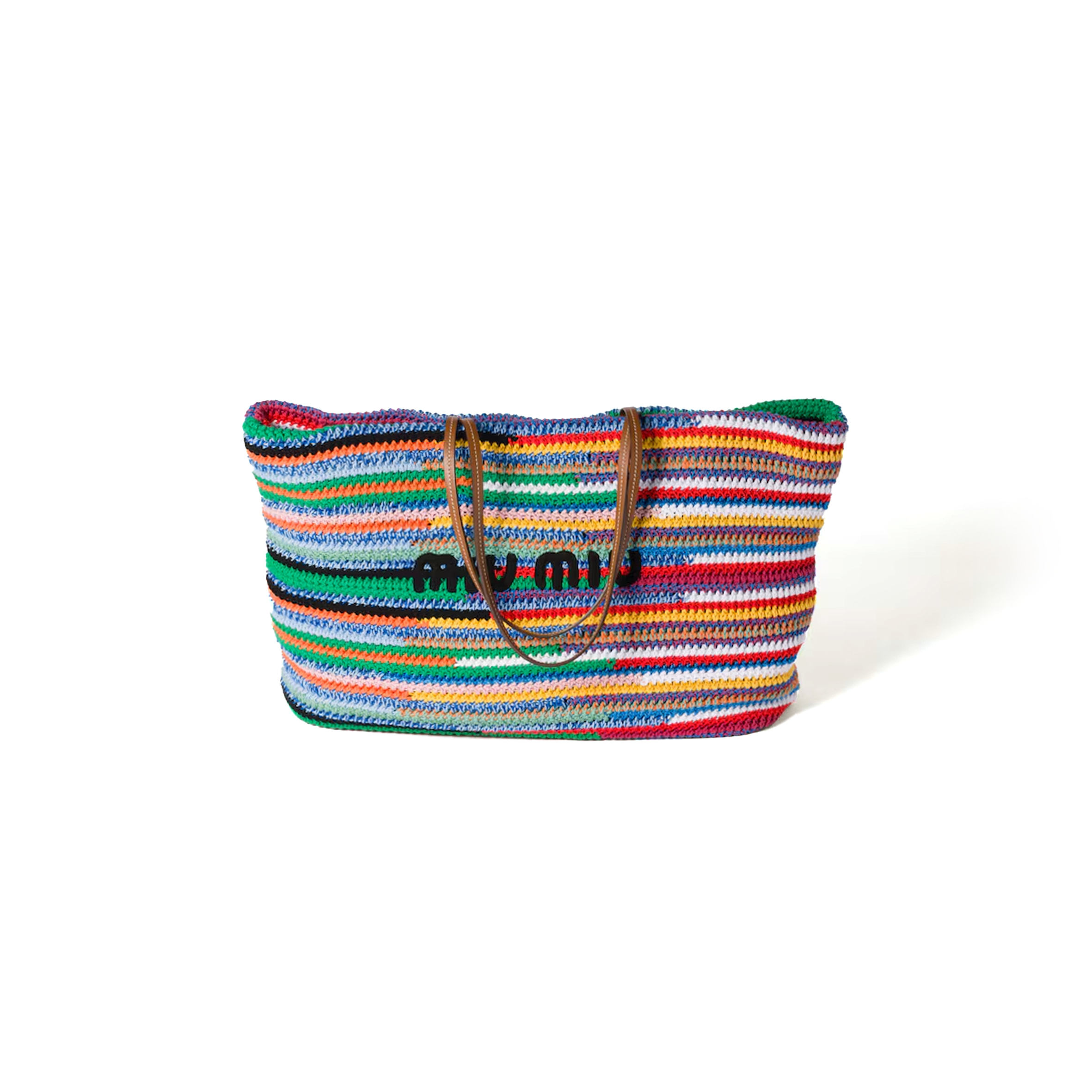 MIU MIU CROCHET TOTE BAG 5BG228 (40*34*16cm)